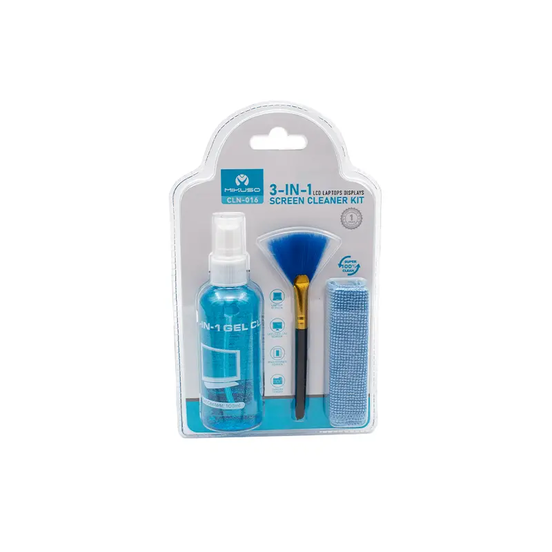Mikuso Cln-016 Computer Cleaning Kit – Compressed Air, Brushes & Microfiber 1