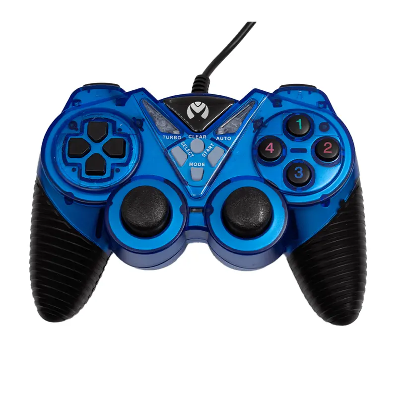 Mikuso Gp-Usb013 Bk/Bl Dual-Shock Game Controller 1