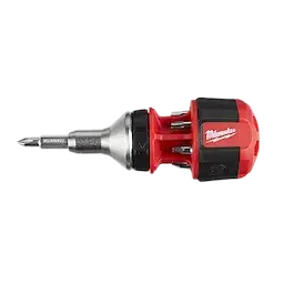 Milwaukee 8-In-1 Ratchet Multi-Bit Driver – Compact, Reversible, All-In-One Hand Tool 1