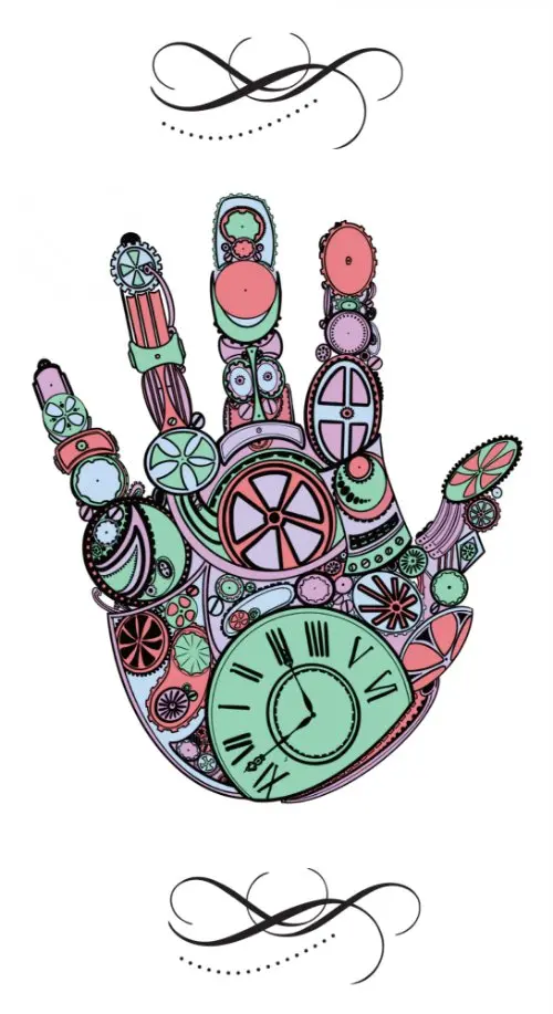Mini Educational Poster – 'The Hand As A Mechanical Wonder' Anatomy Print 1