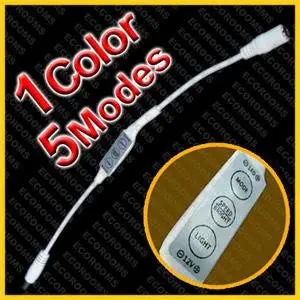 Mini Single-Color Led Strip Controller – White Housing 1