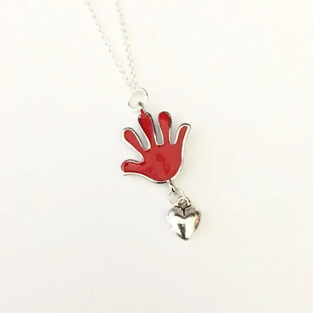 Minimalist Hand-Pendant Necklace For Therapeutic Inspiration 1