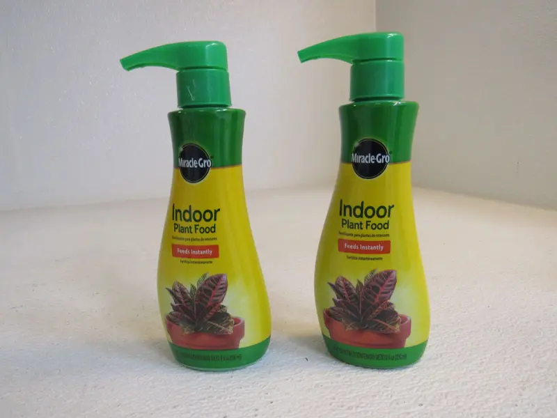 Miracle-Gro Indoor Plant Food – Twin 8 Oz Bottles, Fast-Acting Liquid Fertilizer 1