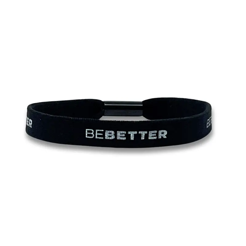 Motivational Stretch Wristband – Black 1