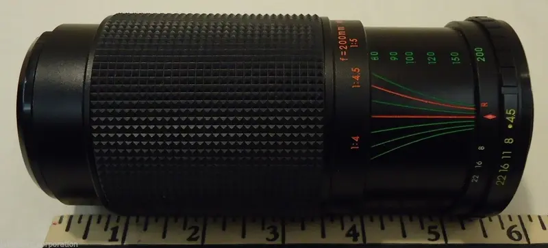 Multi-Coated Macro Camera Lens – J/525 Model, F/4.5, 80–200Mm Zoom, 52Mm Filter Thread (Used) 1
