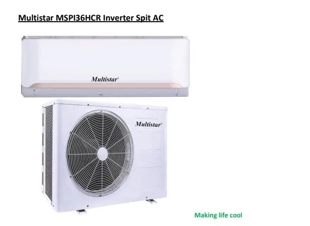 Multistar Mspi36Hcr Split Ac Unit – Goldfin Anti-Corrosion Coating, 220–240V 1