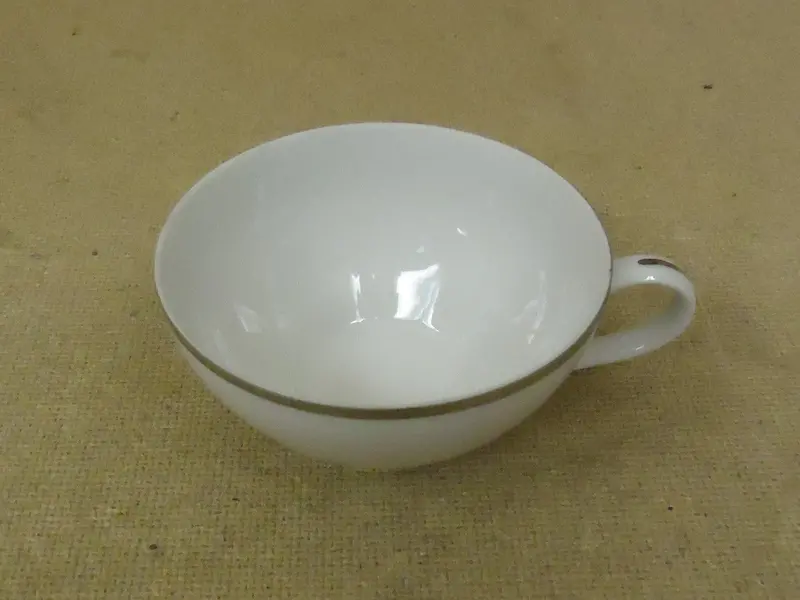 Nasco Parisienne Tea Cup – Vintage Platinum-Trimmed Japanese Fine China 1