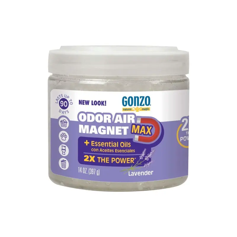Natural Magic Gonzo Odor Air Magnet Max – Lavender Scent, 14 Oz Infused With Pure Essential Oil 1