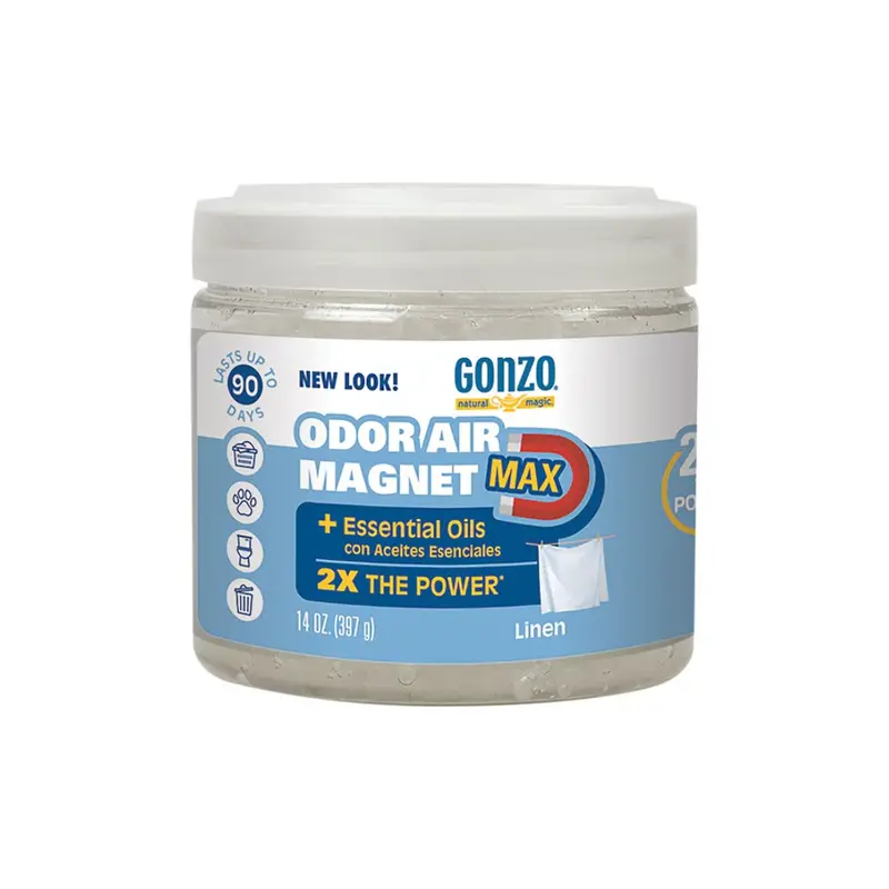 Natural Magic Gonzo Odor Air Magnet Max – Linen Scent, 14 Oz With Essential Oils 1
