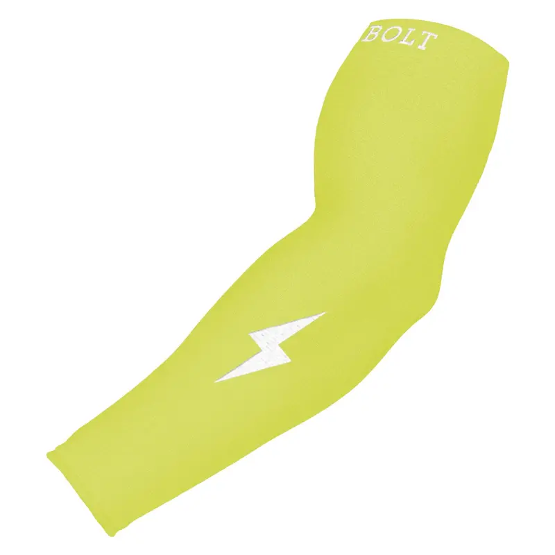 Neon Yellow Graduated Compression Arm Sleeve – Premium Fit 1