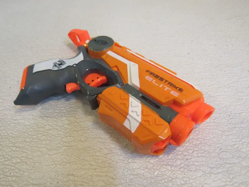 Nerf Elite Firestrike Dart Blaster – Orange & Gray High-Performance Blaster – #51031 (Previously Owned) 1