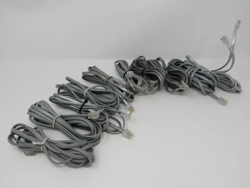 New Rj-11 Phone Cord Bundle — 10-Pack, Varied Lengths 1