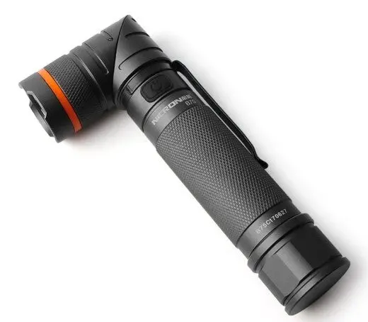 Nicron B-75 Magnetic Pivot Flashlight – 80–300 Lumens, 90° Twist Function 1