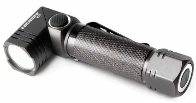Nicron B74 Compact Magnetic Flashlight – 120–480 Lumens, 90° Pivot 1