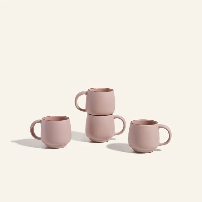 Night & Day Ceramic Mug Set – Matching Design 1