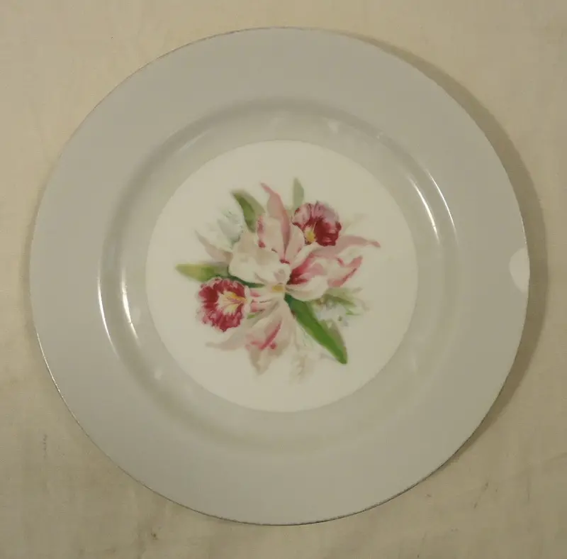 Noritake Vintage Salad Plate – 7.5-Inch China With Gold Rim, Pattern 5049, Pre-Owned (Chipped) 1