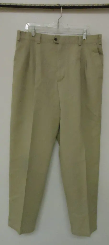 Norsport Men’S Khaki Cotton Slacks – Size 36X32, Pre-Owned 1