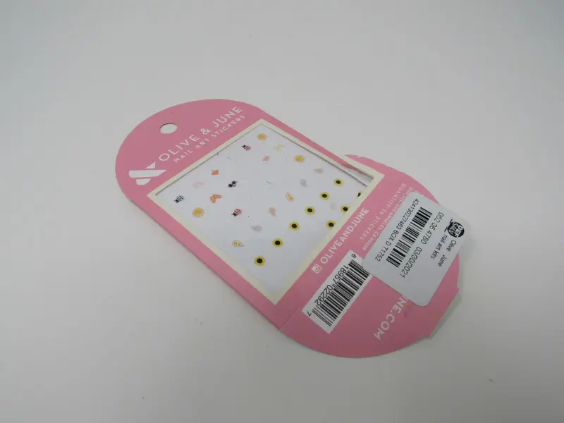 Olive & June Nail Art Sticker Pack – 30-Piece Multicolor Design Variety 1