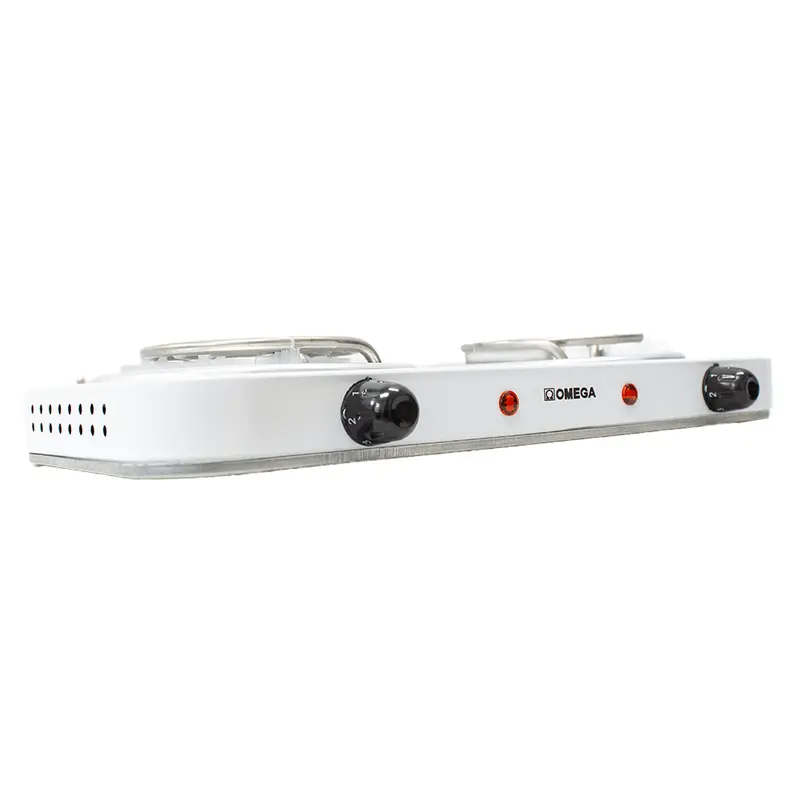 Omega H-003A Double Spiral Hotplate – Dual-Burner Induction-Compatible Cooktop 1