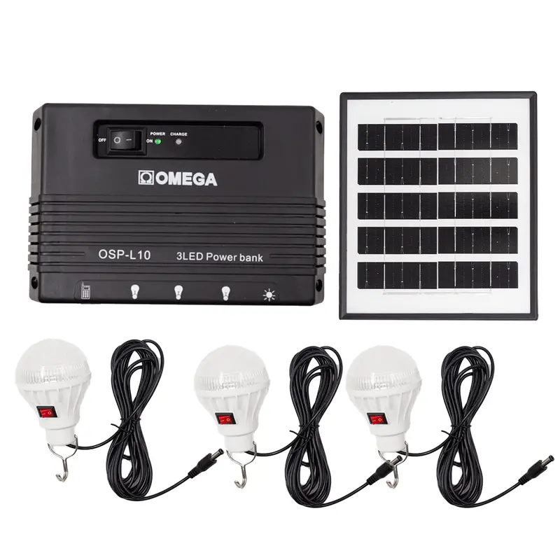 Omega Osp-L10 Solar Power System – 8W Portable Off-Grid Energy Kit With Integrated Controller 1