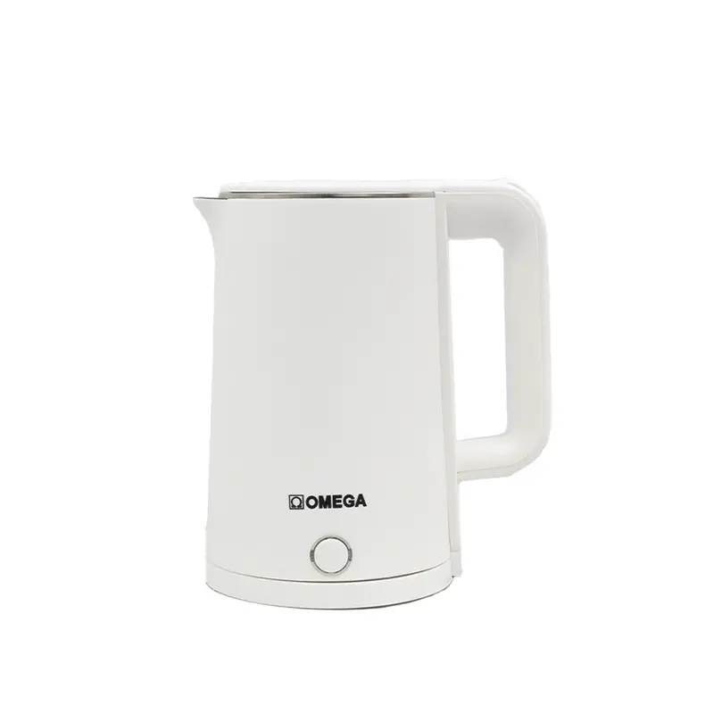 Omega Ts-26W10 White Electric Kettle – Fast-Boil Stainless Steel Appliance 1