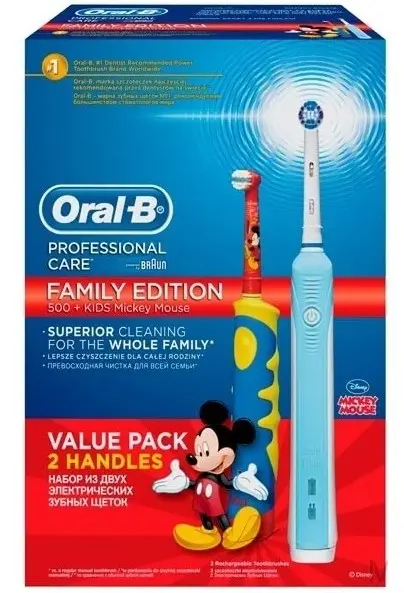 Oral-B Braun D10.513 Kids’ Electric Toothbrush – Ergonomic Design, 220V 1