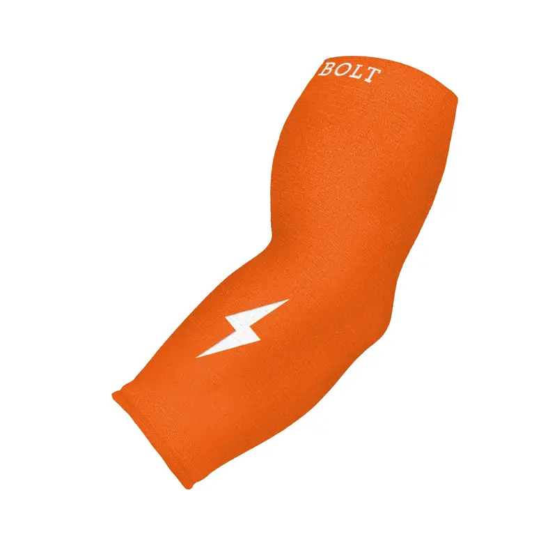 Orange Graduated Compression 3/4-Length Arm Sleeve 1