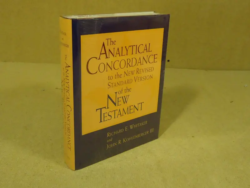 Oxford University Press Analytical Concordance To The Nrsv New Testament – Hardcover Reference 1