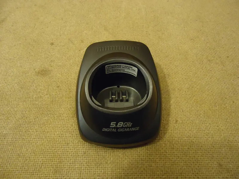 Panasonic Kx-Tga560B Replacement Cordless Handset Base – 5.8 Ghz Gray Model – Tested & Used 1