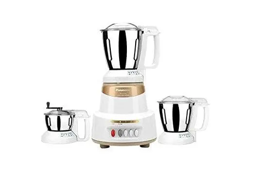 Panasonic Mx-Av325Mg 600W Mixer Grinder – Marble Gold Finish, Triple-Jar System, 110V 1