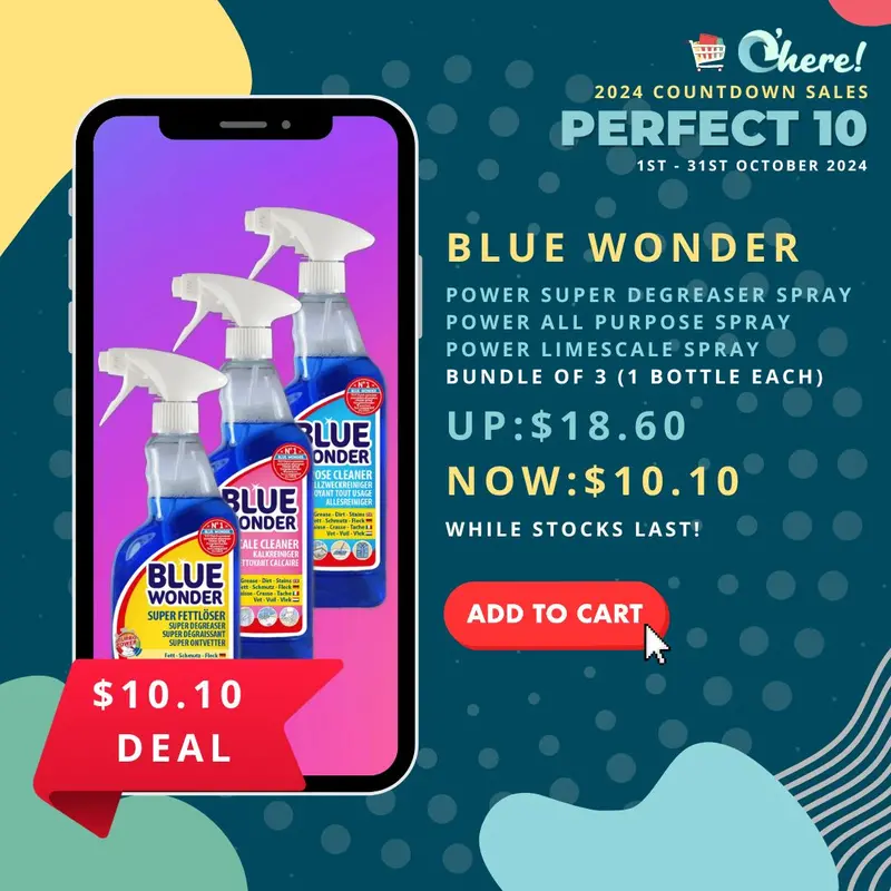Perfect 10 Blue Wonder Bundle – 3-Piece Value Pack For $10.10 1