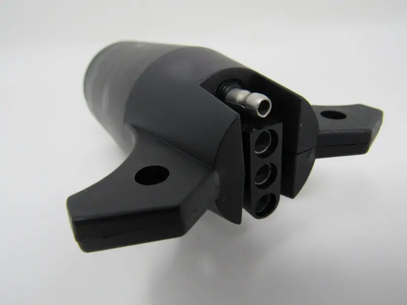 Pico Rv Wiring Adapter – 7-Pin Blade Male Plug With Integrated 4-Pin Flat Female Connector (6597P) 1