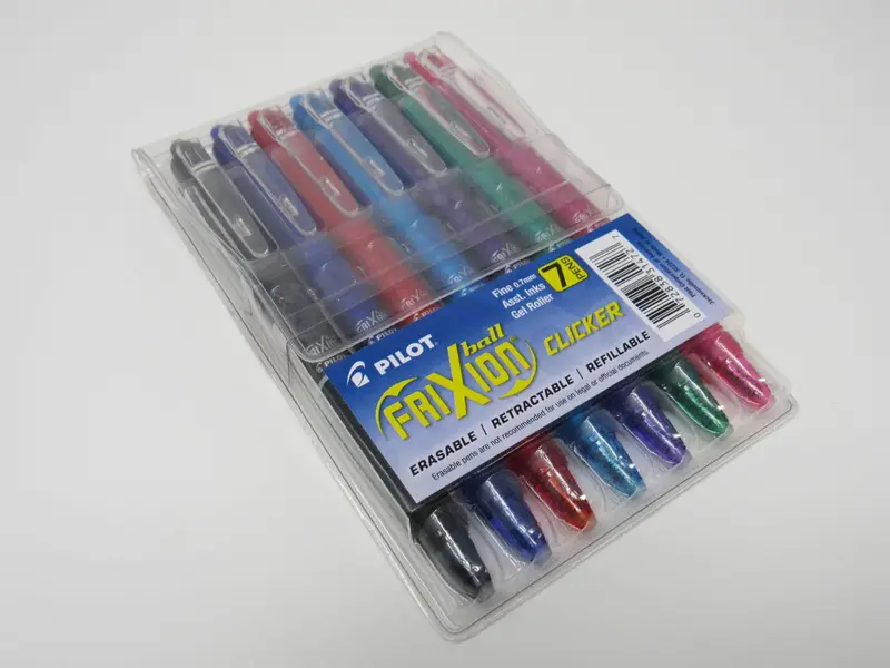 Pilot Frixion Ball Clicker Gel Ink Pens – 0.7 Mm Fine Tip, 7-Color Assortment 1