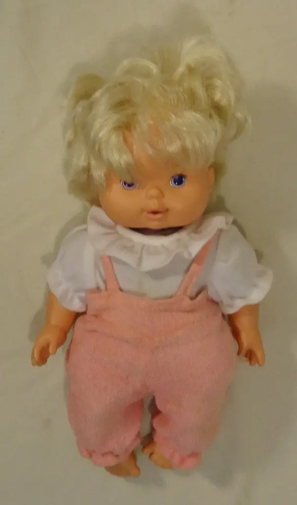 Pink Outfit Vintage Baby Doll – ‘Baby Check-Up’ Series, 61-613Fg, Fabric & Plastic Hybrid 1
