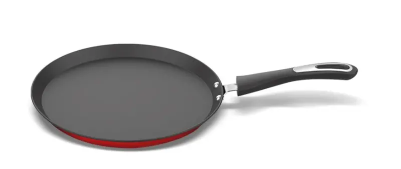 Preethi Dura 28Cm Chilly Red Non-Stick Tawa – Gas & Induction Safe 1