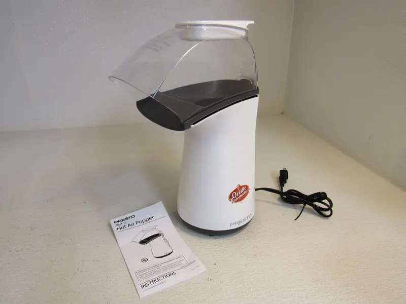 Presto Hot Air Popcorn Maker – Orville Redenbacher’S Gourmet Popper Model 486602 1