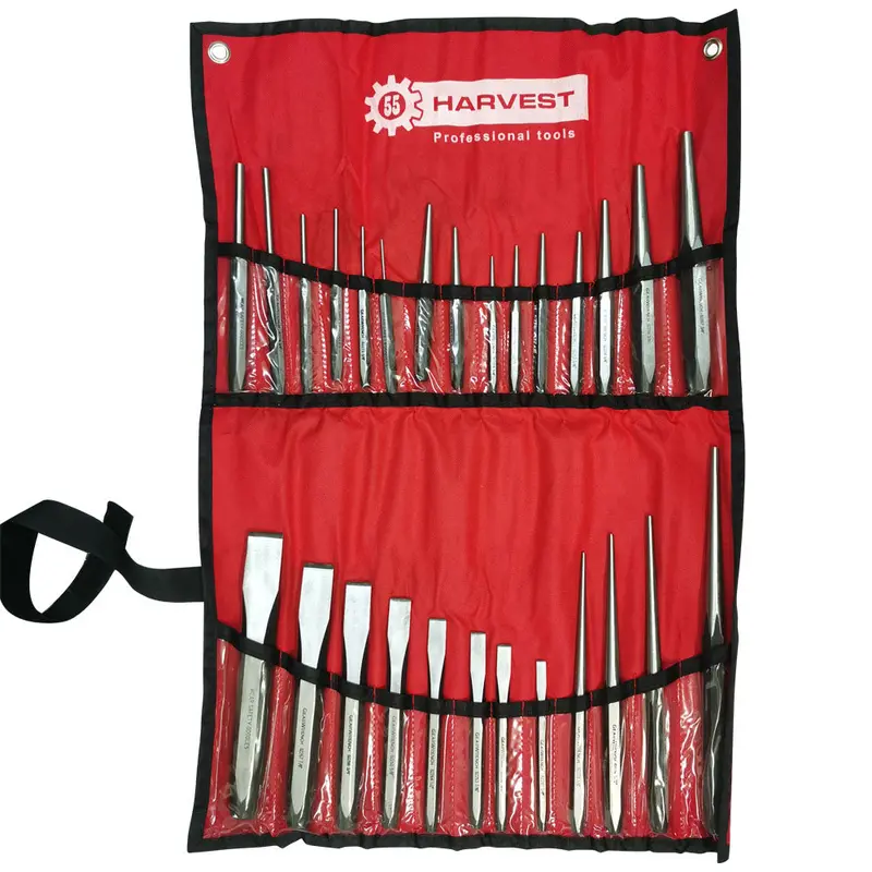 Professional Chisel And Punch Set – 27-Piece Heavy-Duty Kit 1