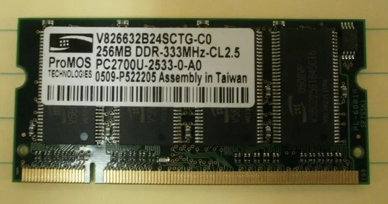 Promos 256Mb Ddr Sdram Module (V826632B24Sctg-C0) – Refurbished 1