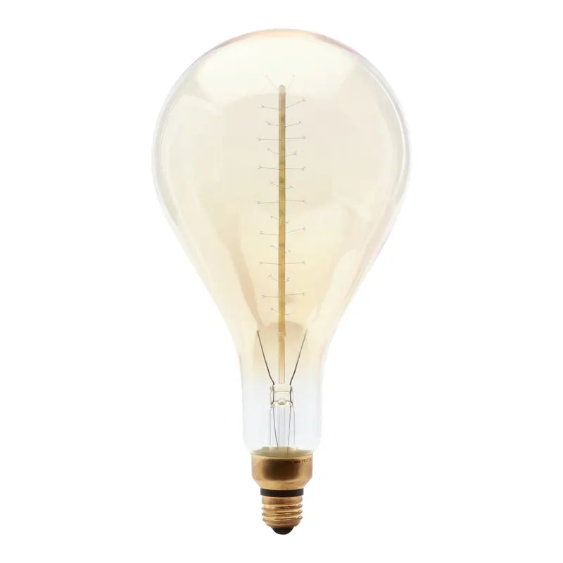 Ps52 Vintage Edison Led Bulb – 60W Equivalent, Amber Glass, Soft White, E26 1