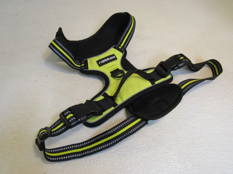 Rabbitgoo Blitz Moda Pet Harness – Large Size, Yellow & Black Adjustable Dog Vest 1