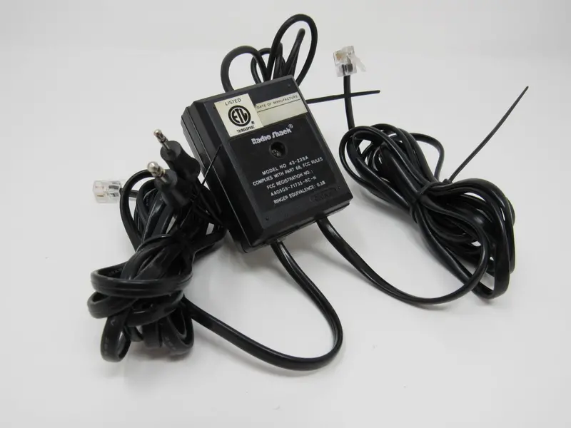 Radioshack 43-228A Telephone Recording Control Adapter – Legacy Analog Compatibility 1