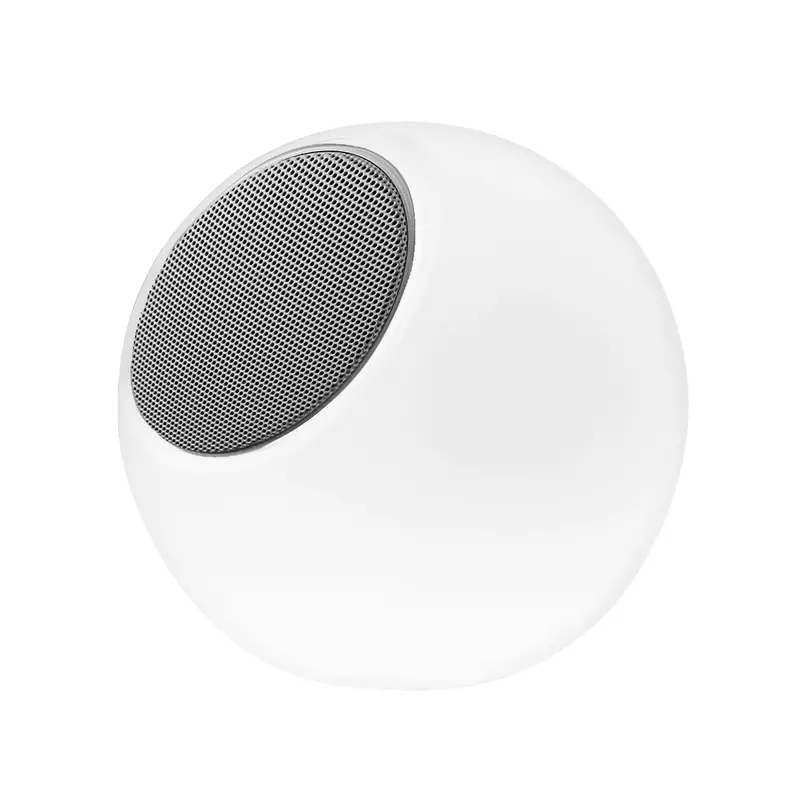 Rechargeable Led Orb Light – 8 Inch, Color-Changing + Bluetooth Speaker 1
