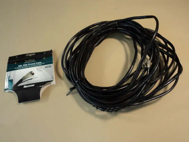 Recton 50-Foot Rg6 Coaxial Cable – Weatherproof Connectors, Satellite/Digital Ready (Dsv422) – Brand New 1