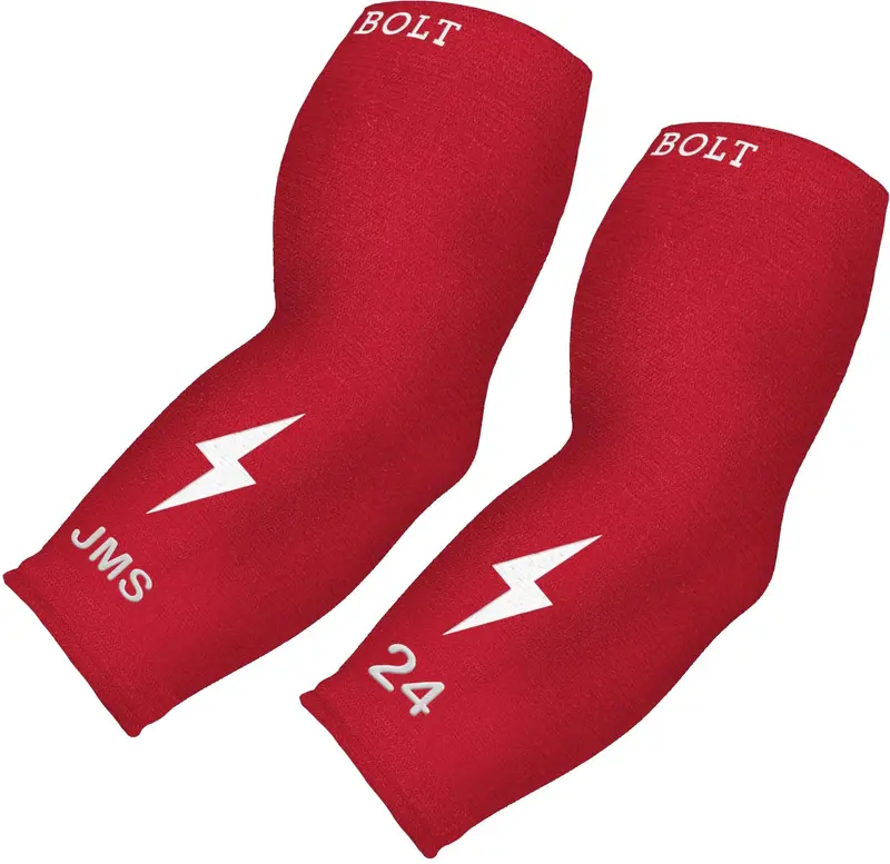Red 3/4-Length Graduated Compression Arm Sleeve – Custom Fit 1