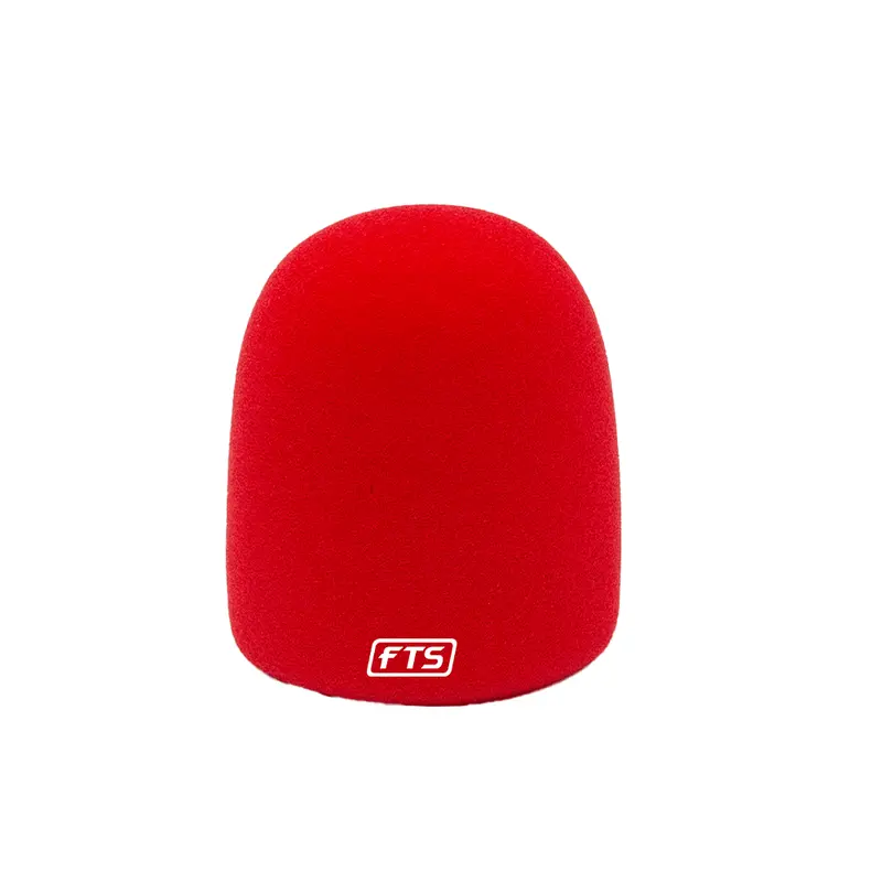 Red Fts D-01-R Foam Windscreen For Microphones 1