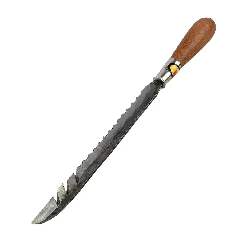 Red Pig Root Saw – Heavy-Duty Curved Saw For Cutting Roots And Tough Stems 1