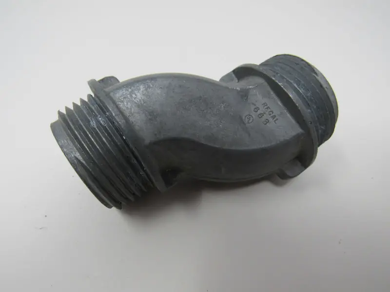 Regal Rigid Conduit Offset – 1" Npt, Male-To-Male, Die-Cast Alloy, Model 663 (New) 1