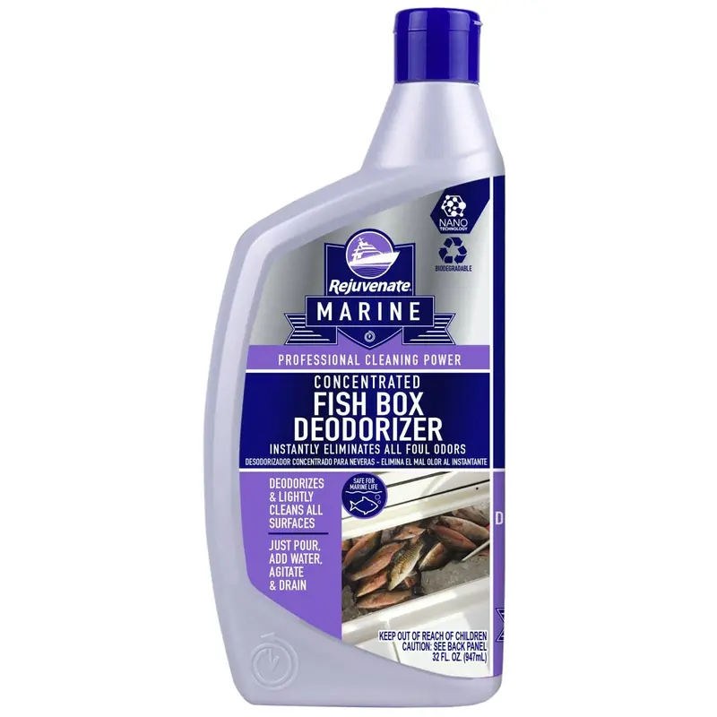 Rejuvenate Marine Fish Box Odor Neutralizer – Concentrated Formula, 32 Oz 1
