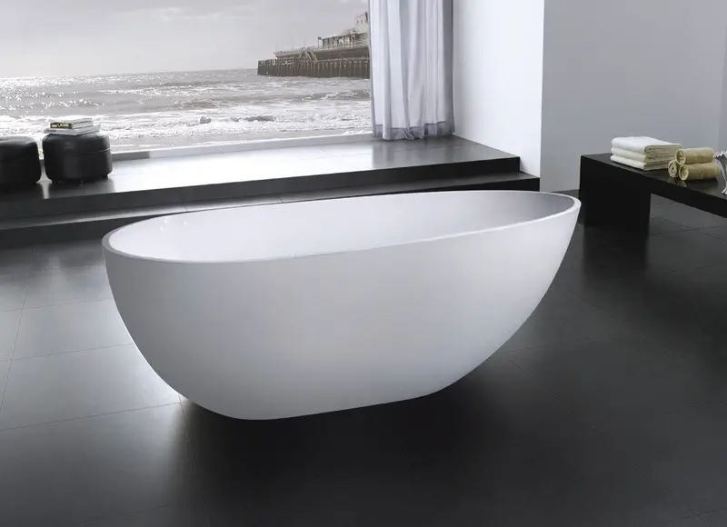 Retro-Inspired Acrylic Freestanding Bathtub – Style 4 1