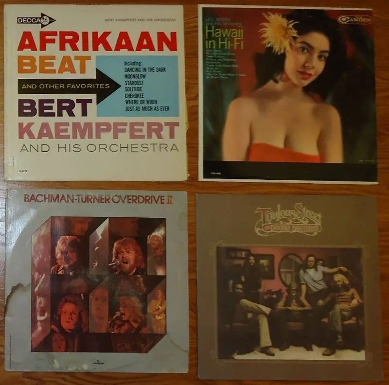 Retro Vinyl Bundle: Leo Addeo, Hawaii-Themed, Bach, Mannheim Steamroller, Toulouse Street, Bert Kaempfert – 4 Used Lps 1